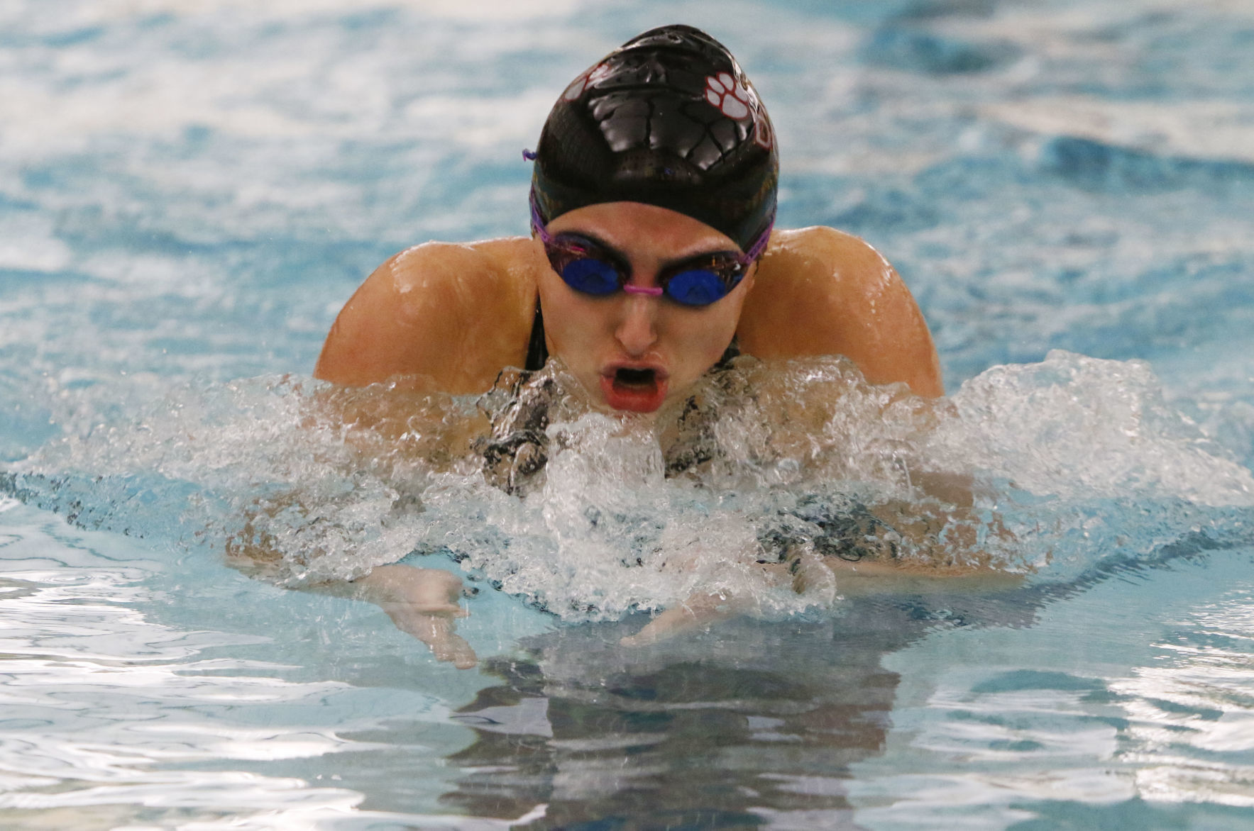 Jordan Artim, Crown Point, swimming
